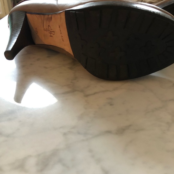 Nike Air Cole Haan Brown Leather Boots - Picture 11 of 11